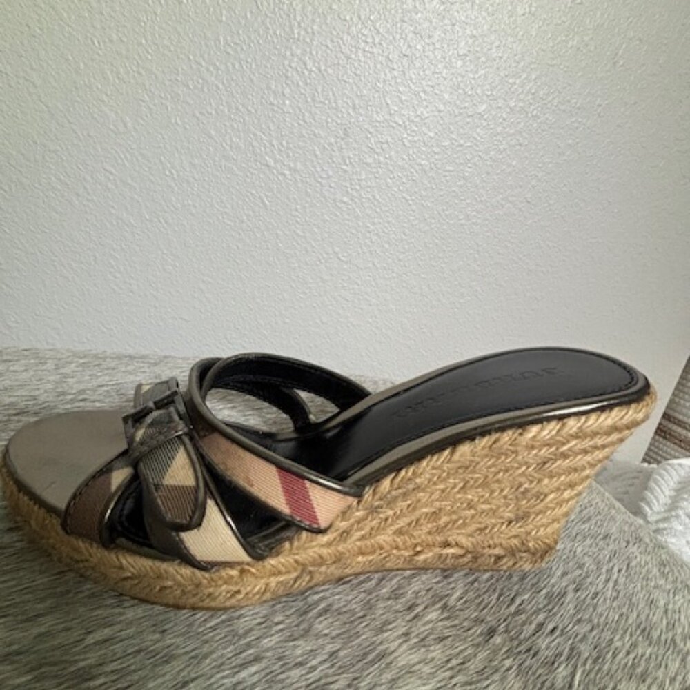 Burberry Nova Check Pattern Canvas Espadrilles - image 5